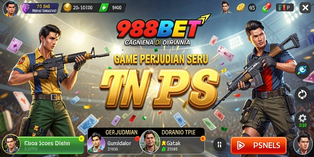 Screenshot gameplay menarik dari 988BET dengan tampilan TPS.