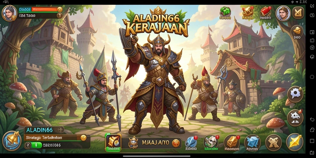 Tampilan strategi seru dalam gameplay ALADIN66 yang menantang.