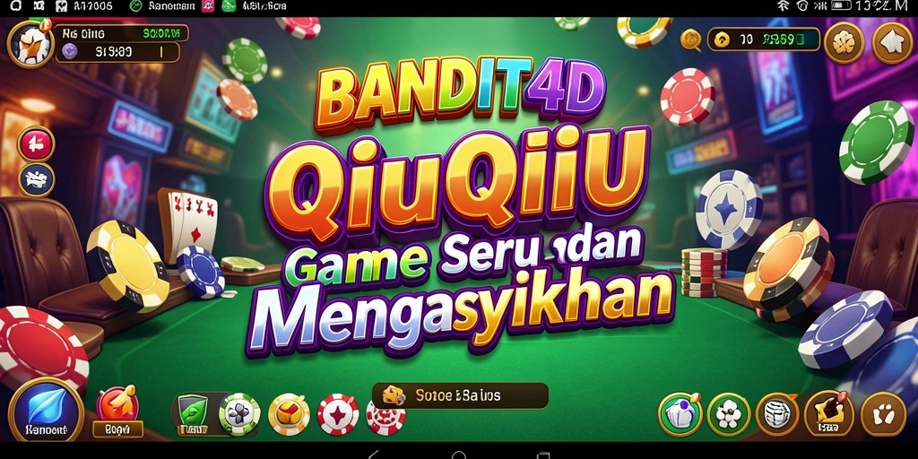 Tampilan gameplay QiuQiu di BANDIT4D yang menarik dan seru.