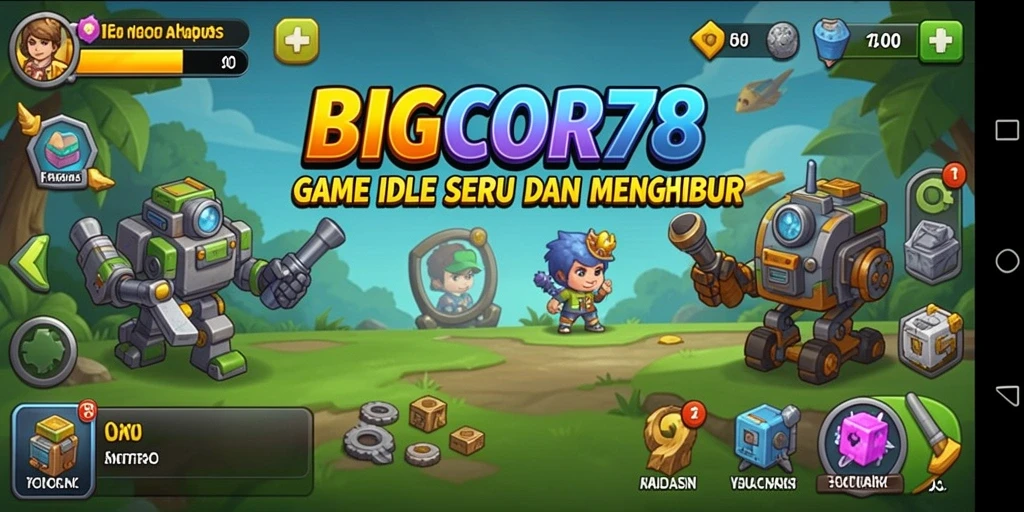 Tangkapan layar gameplay <strong>BIGCOR78</strong> menunjukkan keseruan dalam mengelola sumber daya.