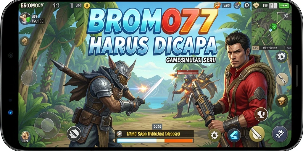 Screenshot gameplay BROMO77 menampilkan keasyikan simulasi interaktif.