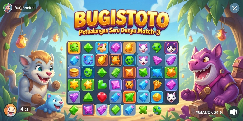 Tangkapan layar gameplay BUGISTOTO yang menyeronokkan.
