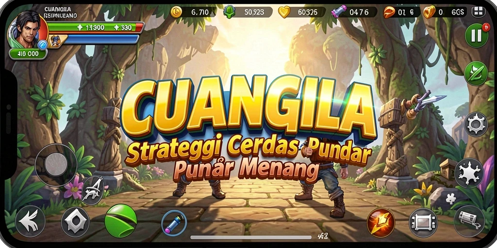 Tampilan gameplay CUANGILA yang memukau dan strategis.