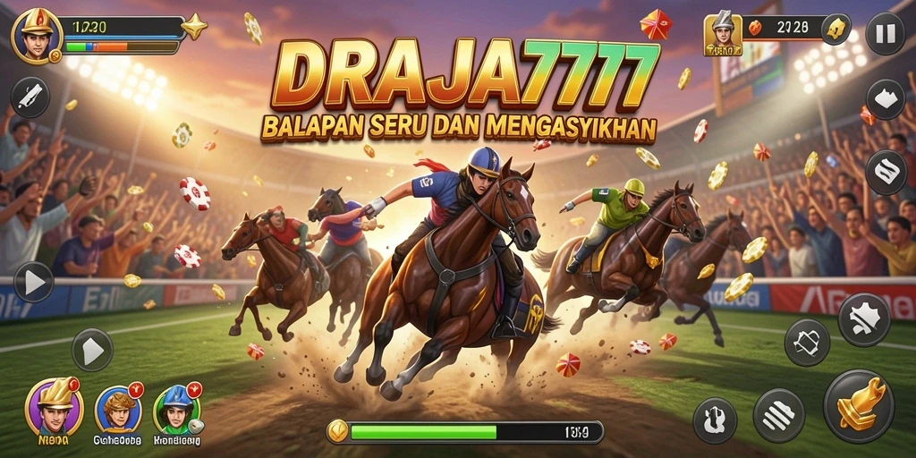 Tampilan gameplay DRAJA777 yang penuh adrenalin dan seru.