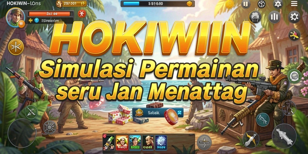 Screenshot HOKIWIN menampilkan gameplay seru dalam dunia simulasi.
