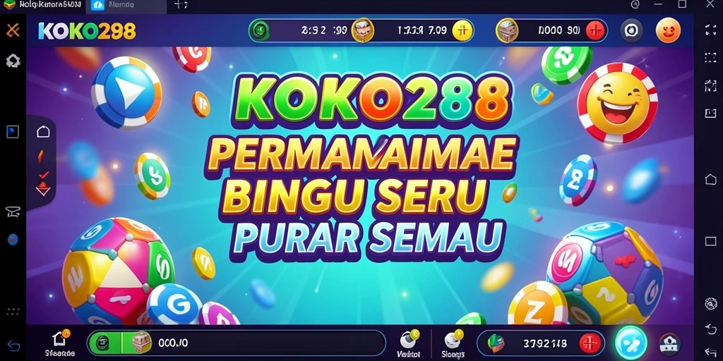 Screenshot gameplay KOKO288 menunjukkan suasana seru permainan Bingo.
