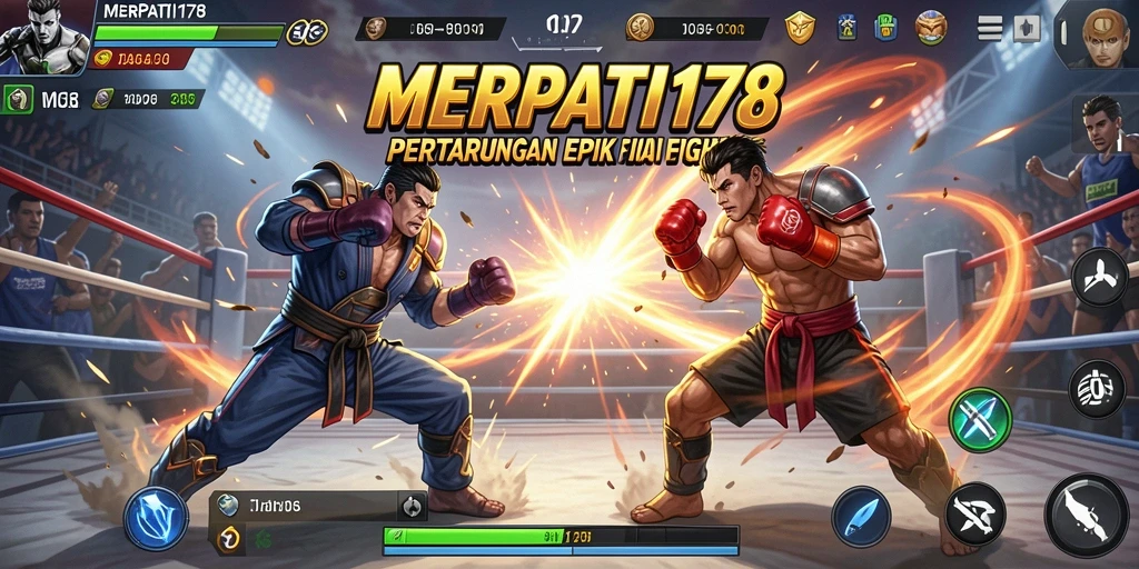 Tampilan gameplay seru MERPATI178 dengan pertarungan yang mendebarkan.