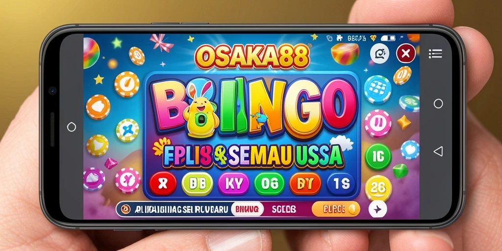 Tampilan gameplay seru dari OSAKA88 yang penuh warna.