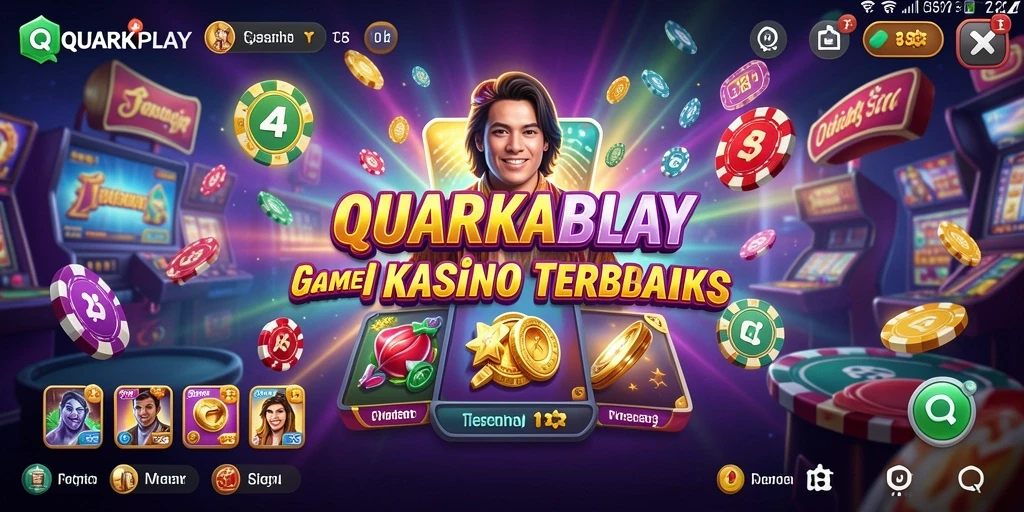 Screenshot QUARKPLAY menampilkan gameplay Kasino yang seru dan menarik.