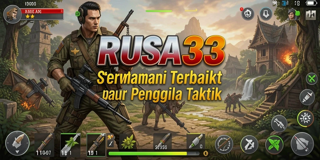 Tampilan gameplay RUSA33 yang mendebarkan dan strategis.