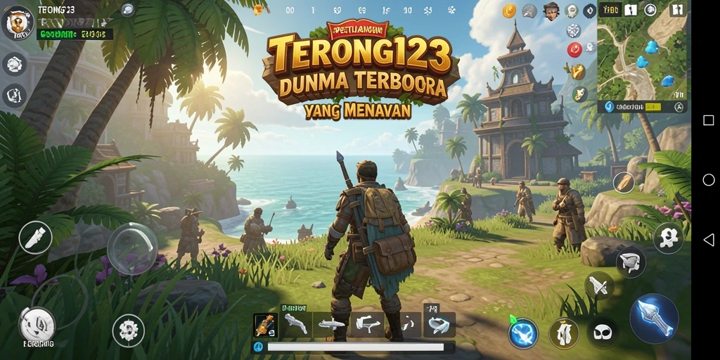 Screenshot gameplay Open World di TERONG123 memperlihatkan petualangan epik.