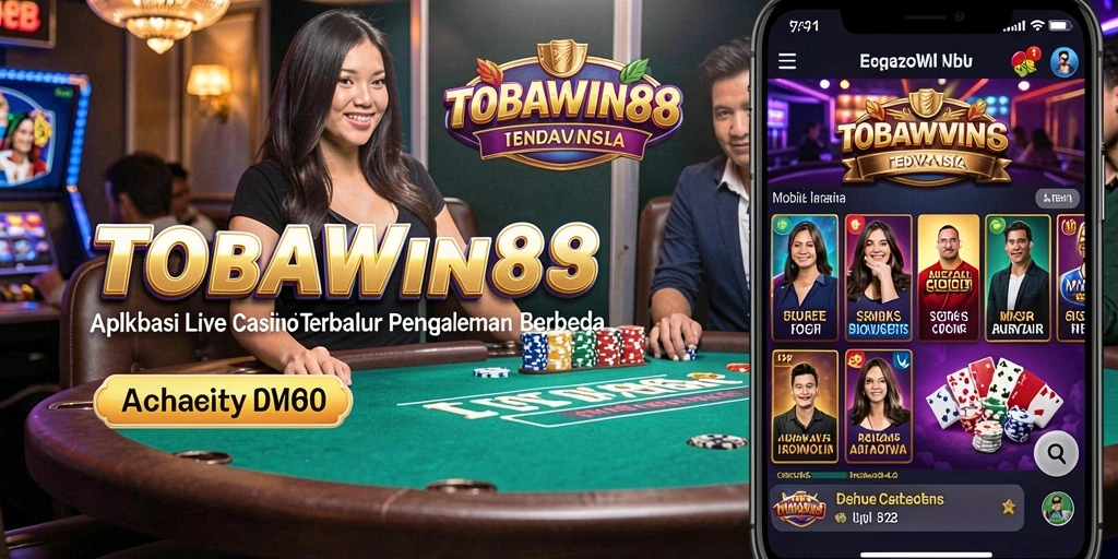 Screenshot gameplay TOBAWIN88 menampilkan keseruan di kasino langsung.