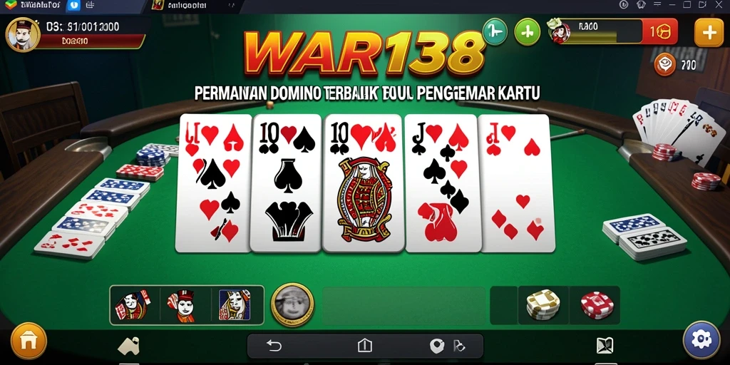 Screenshot menunjukkan pemain sedang menikmati permainan Domino yang seru.