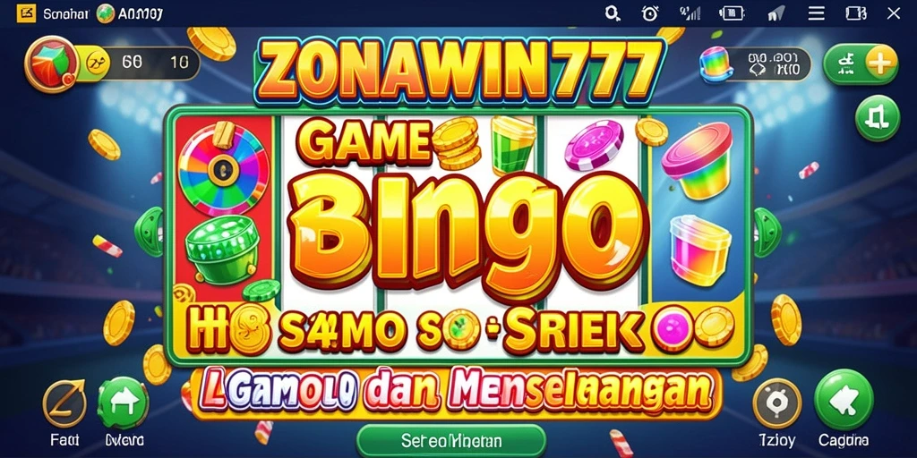 Tangkap gambar seru dari gameplay Bingo ZONAWIN777.